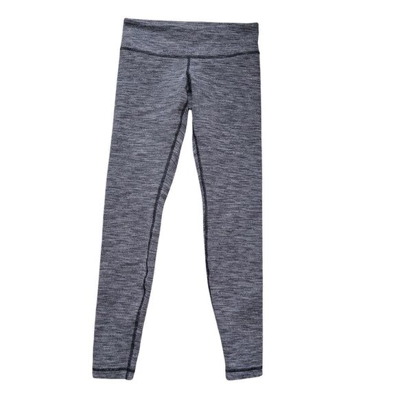 Lululemon Wunder Under Pant 28" - Diamond Jacquard Space Dye Black Slate - Picture 1 of 8